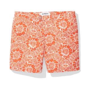 Swim Trunks - Orange Paisley