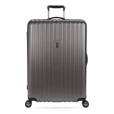 SWISSGEAR  Hardside Checked Suitcase - Gun Metal