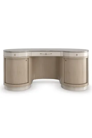 Swivel Shelf Dressing Table | Caracole Vanity Fair