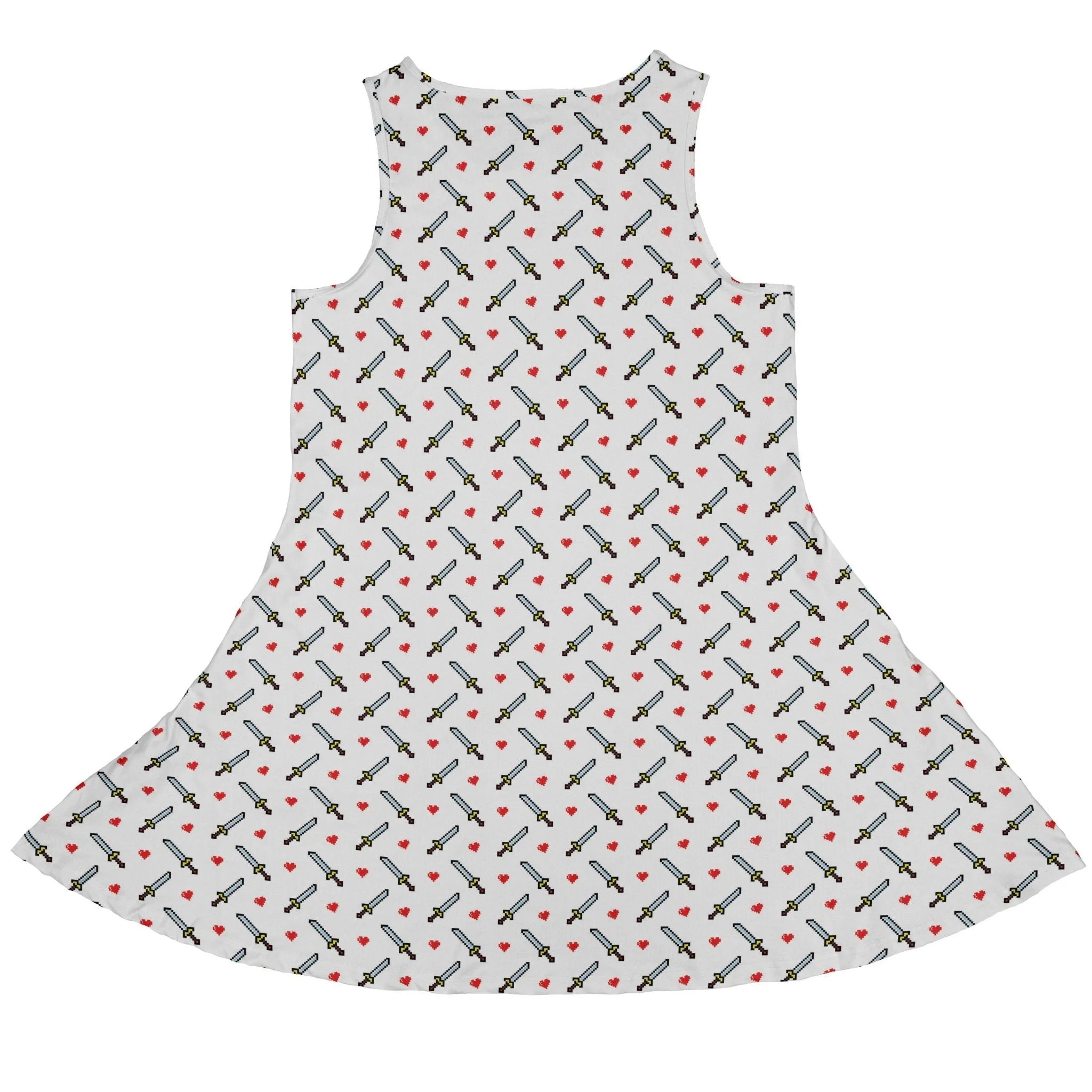 Sword And Hearts Video Game Dress