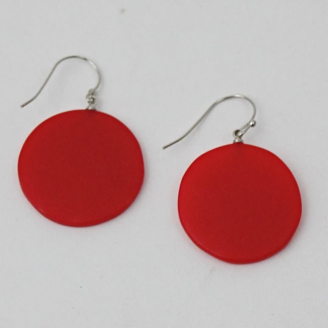 Sylca Designs - Red Margot Earrings