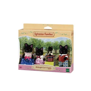 Sylvanian Families Midnight Cat Family