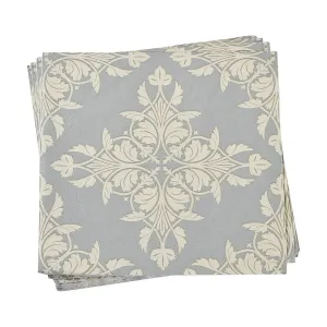 Syracuse Beige Paper Napkins by Le Jacquard Français