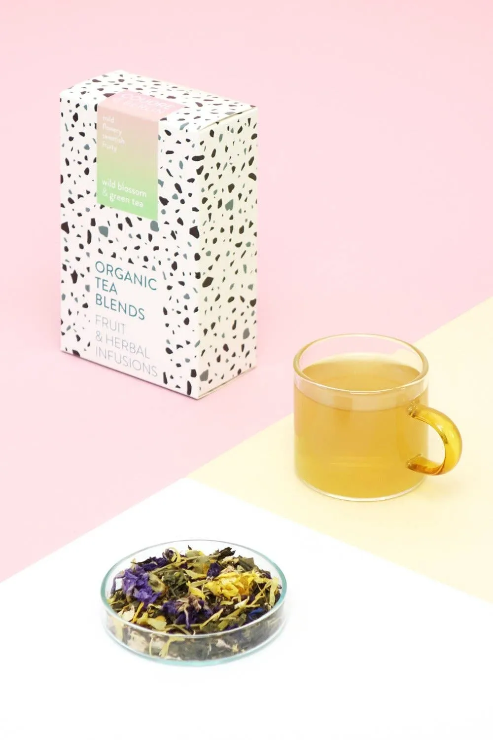 Té orgánico flores silvestres y té verde