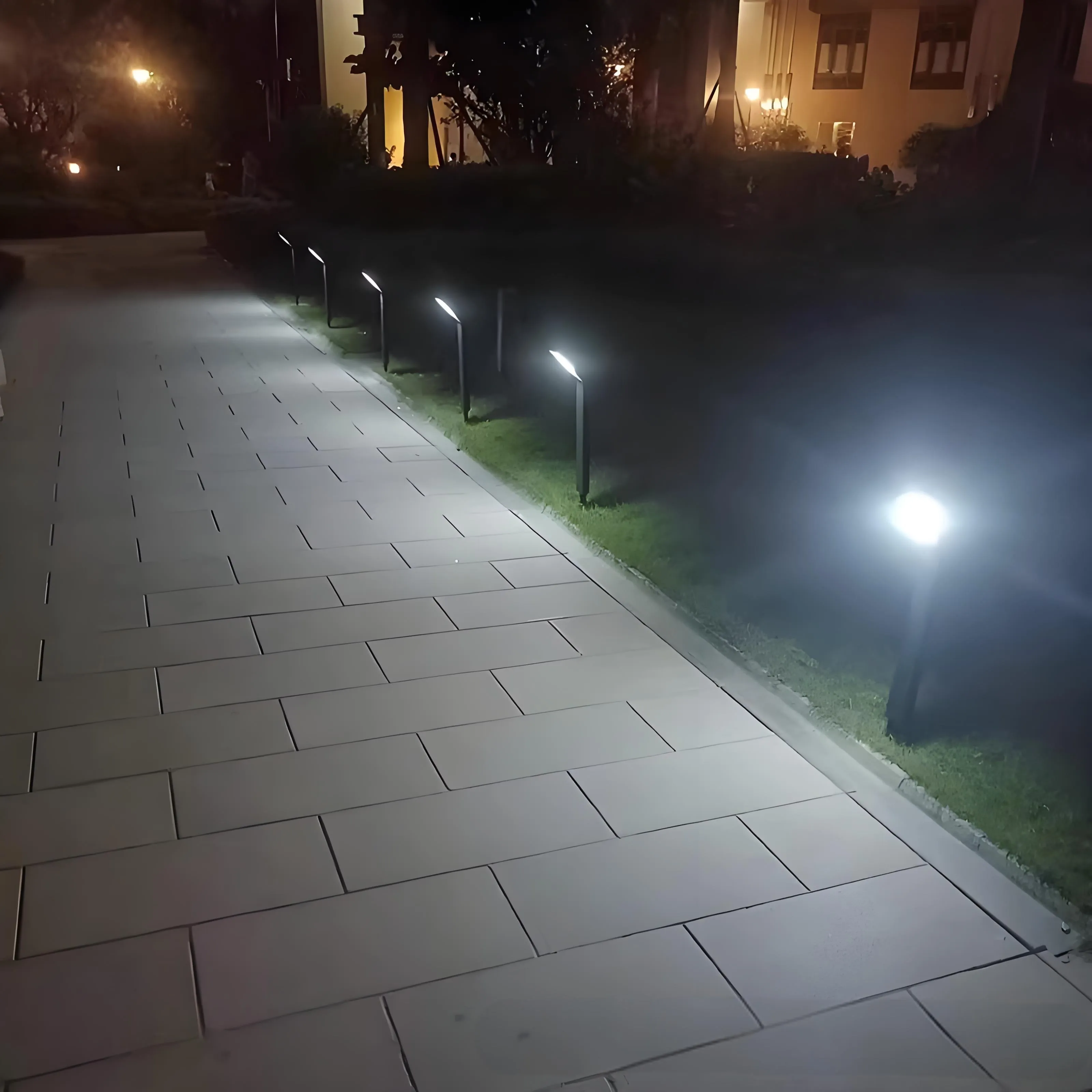 T-Shape LED Solar Garden Lights – Waterproof Outdoor Landscape Lights for Yard & Patio Decor