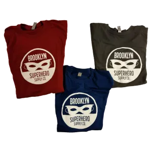 T-Shirt: Brooklyn Superhero Supply Co. Logo (Unisex)