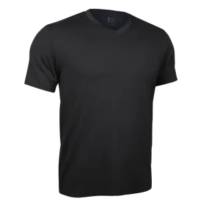 T-shirt col en V Luxury Black