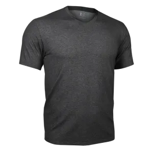 T-shirt col en V Luxury Charcoal