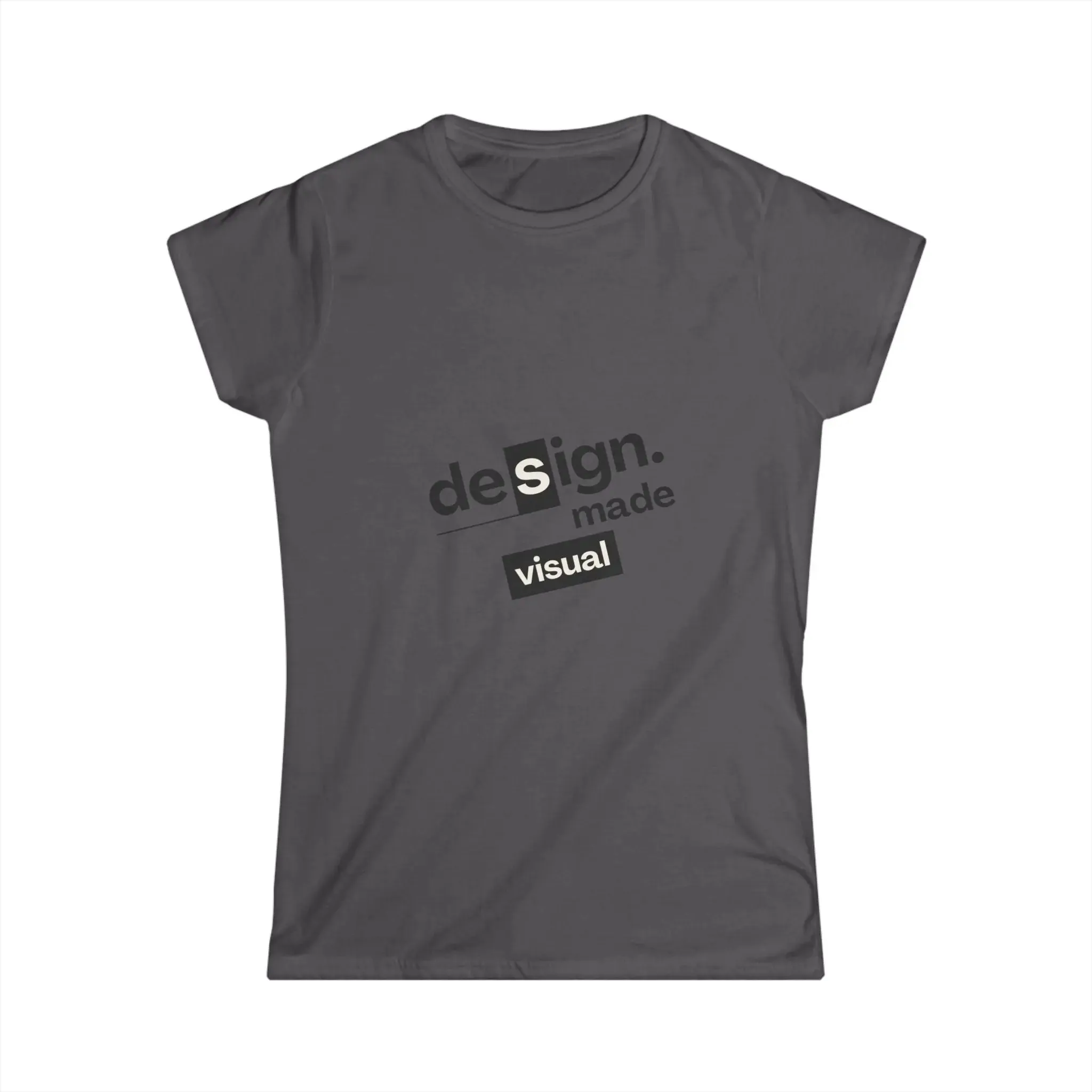 T-Shirt Design Made Visual Women's Softstyle