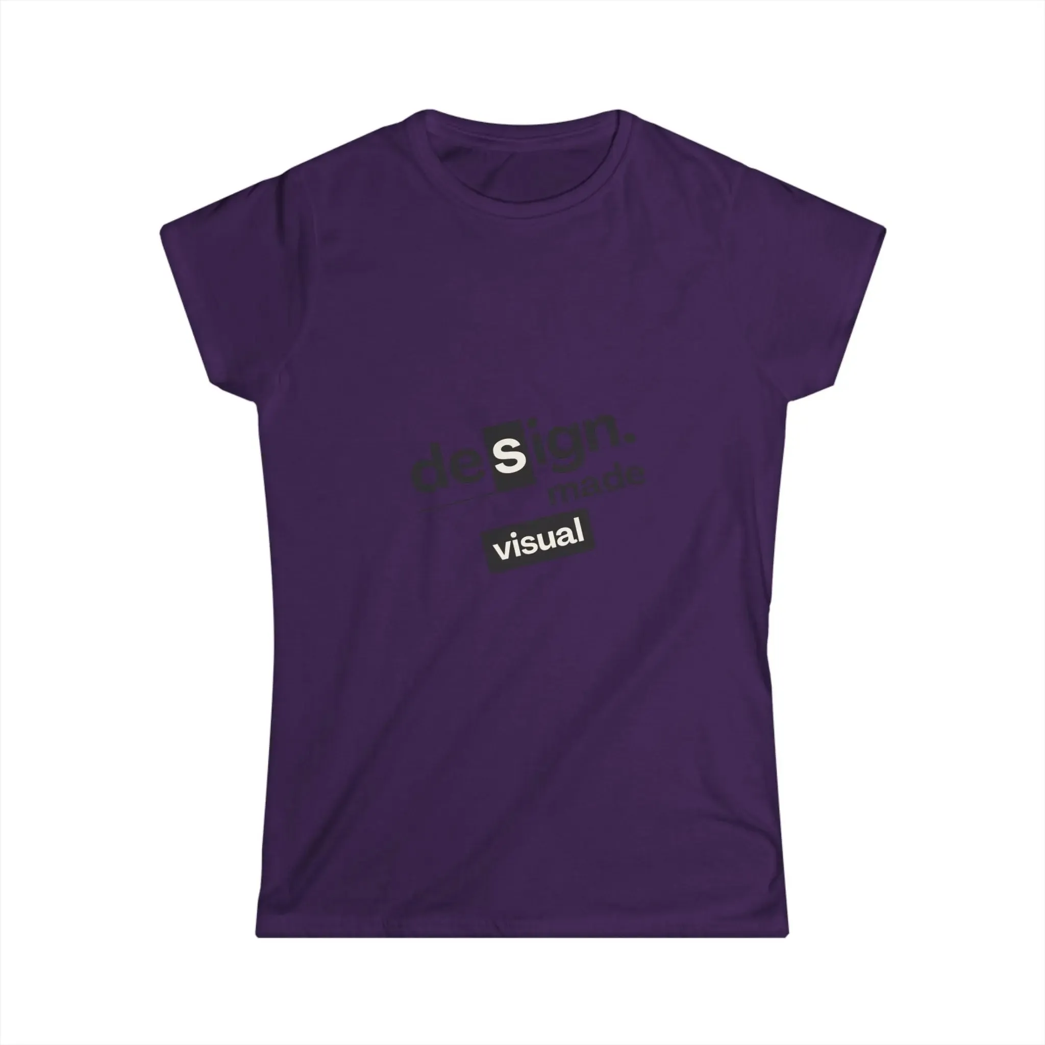 T-Shirt Design Made Visual Women's Softstyle