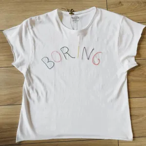 T-Shirt irriverenti-Unisex-Boring-SenzaForme