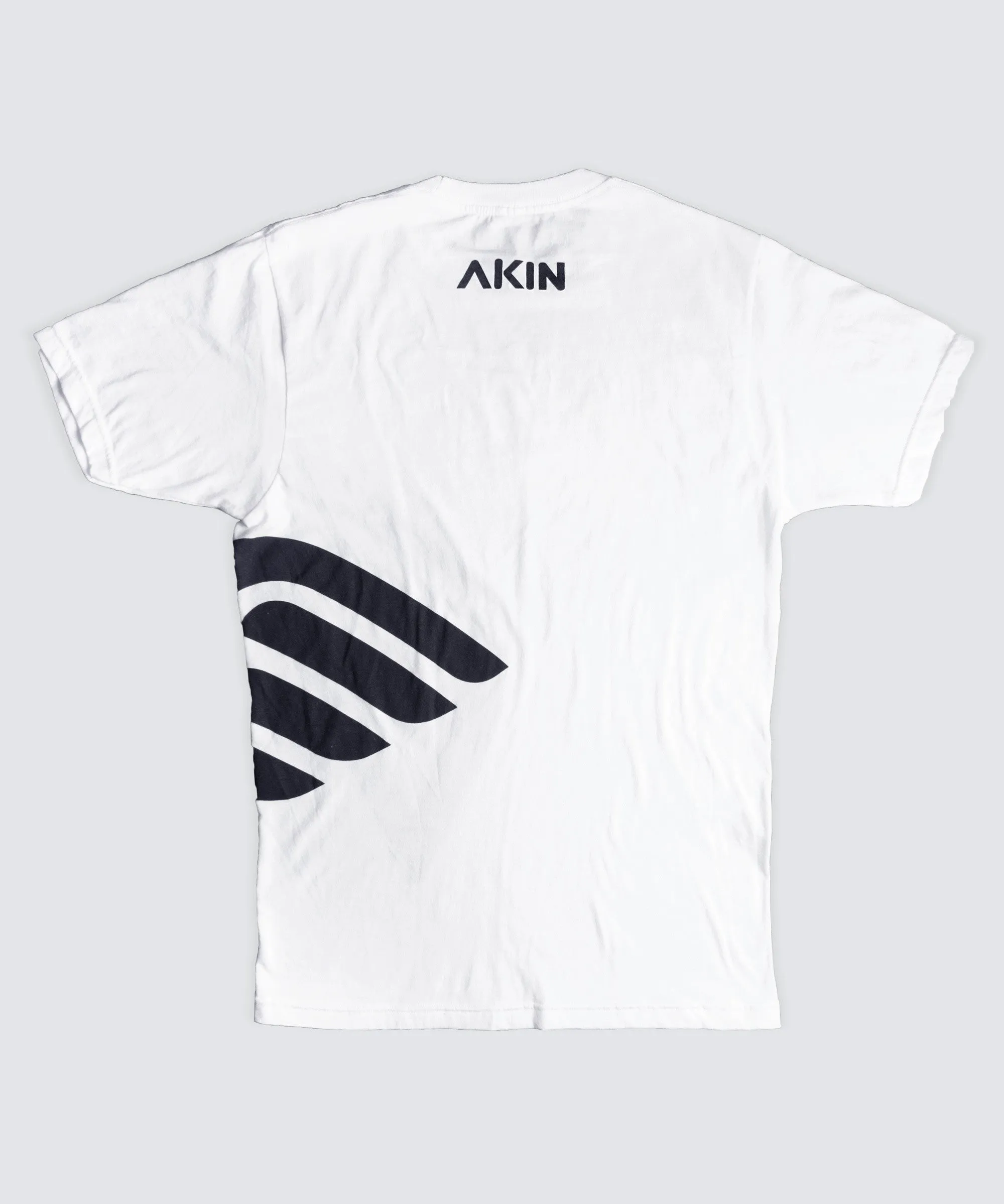 T-Shirt - White with Black Oversized Logo