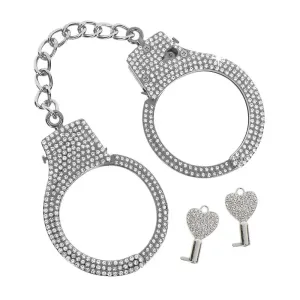 Taboom Metal Bondage Diamond Wrist Cuffs