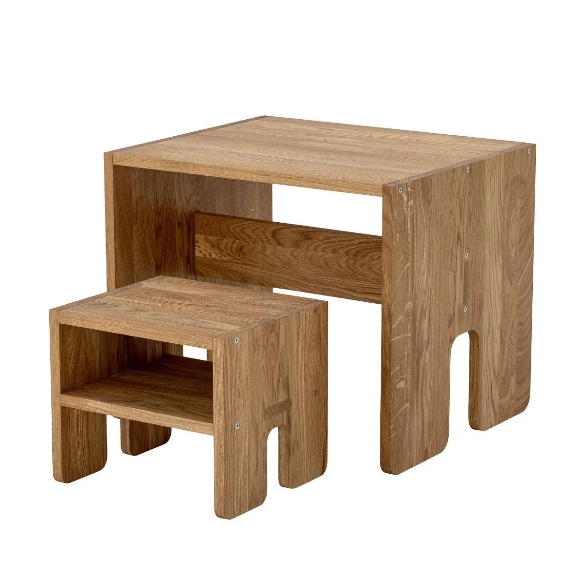 Tabouret Bas en Chêne