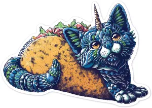 TacoCat Blue Variant Decal (Weatherproof)