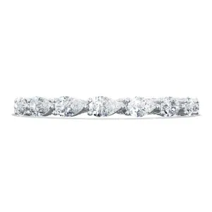 Tacori Platinum Pear Wedding Band 2687BET