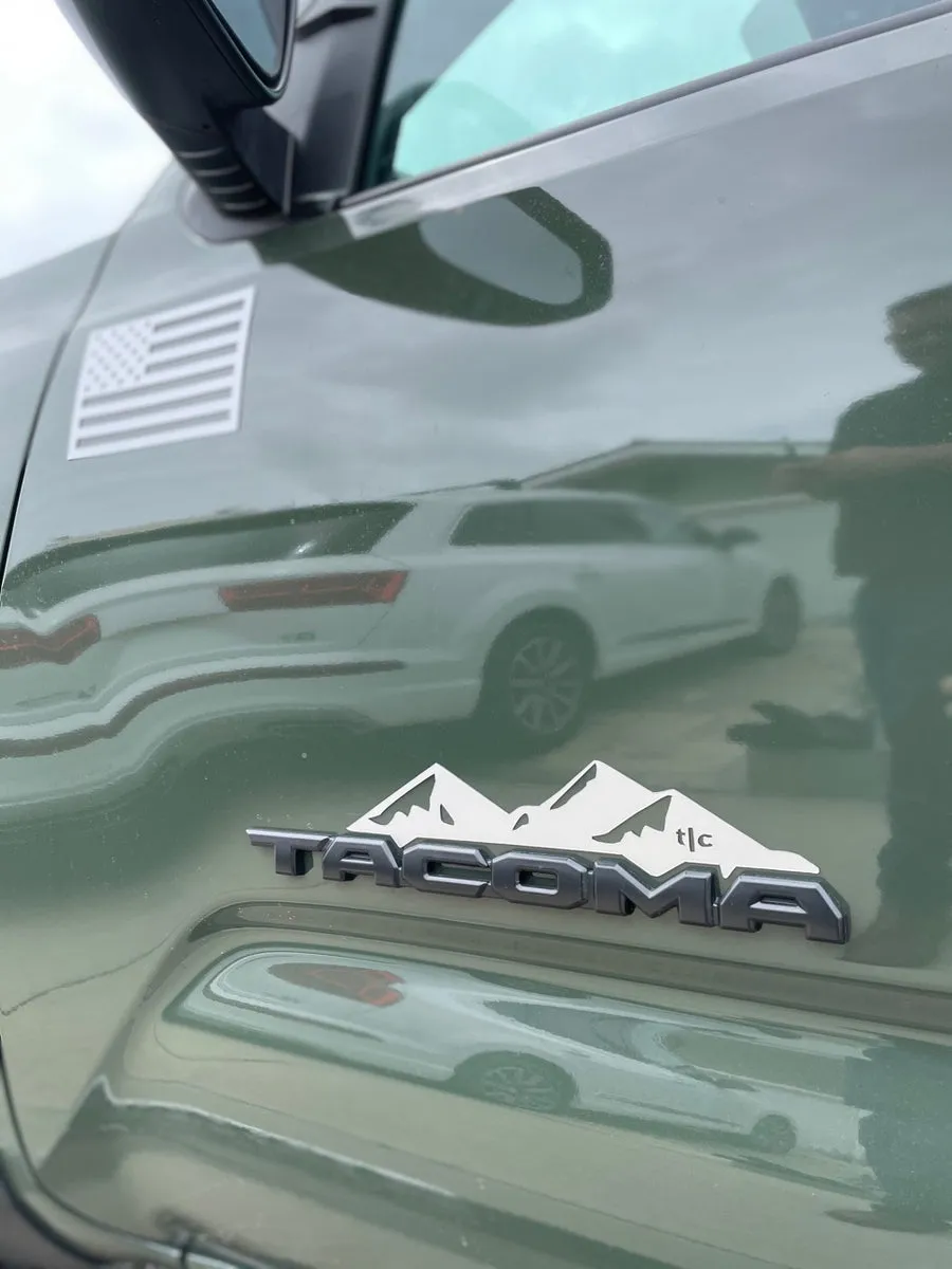 Tactilian Tacoma Badge Mountain Range Magnet (2016 )