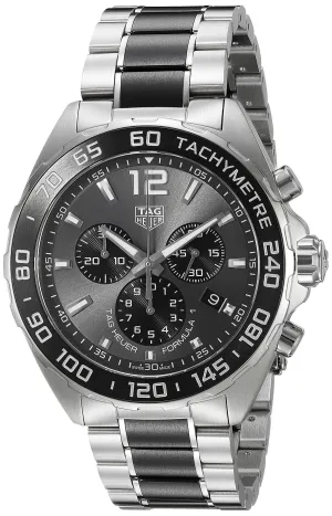 TAG Heuer Formula 1 Analog Display Swiss Quartz Silver Watch