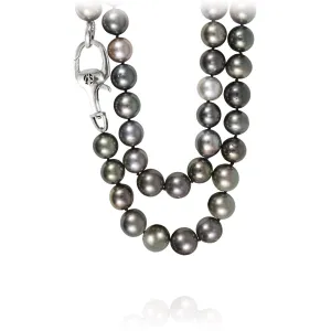 Tahitian Pearl Equestrian Opera Necklace