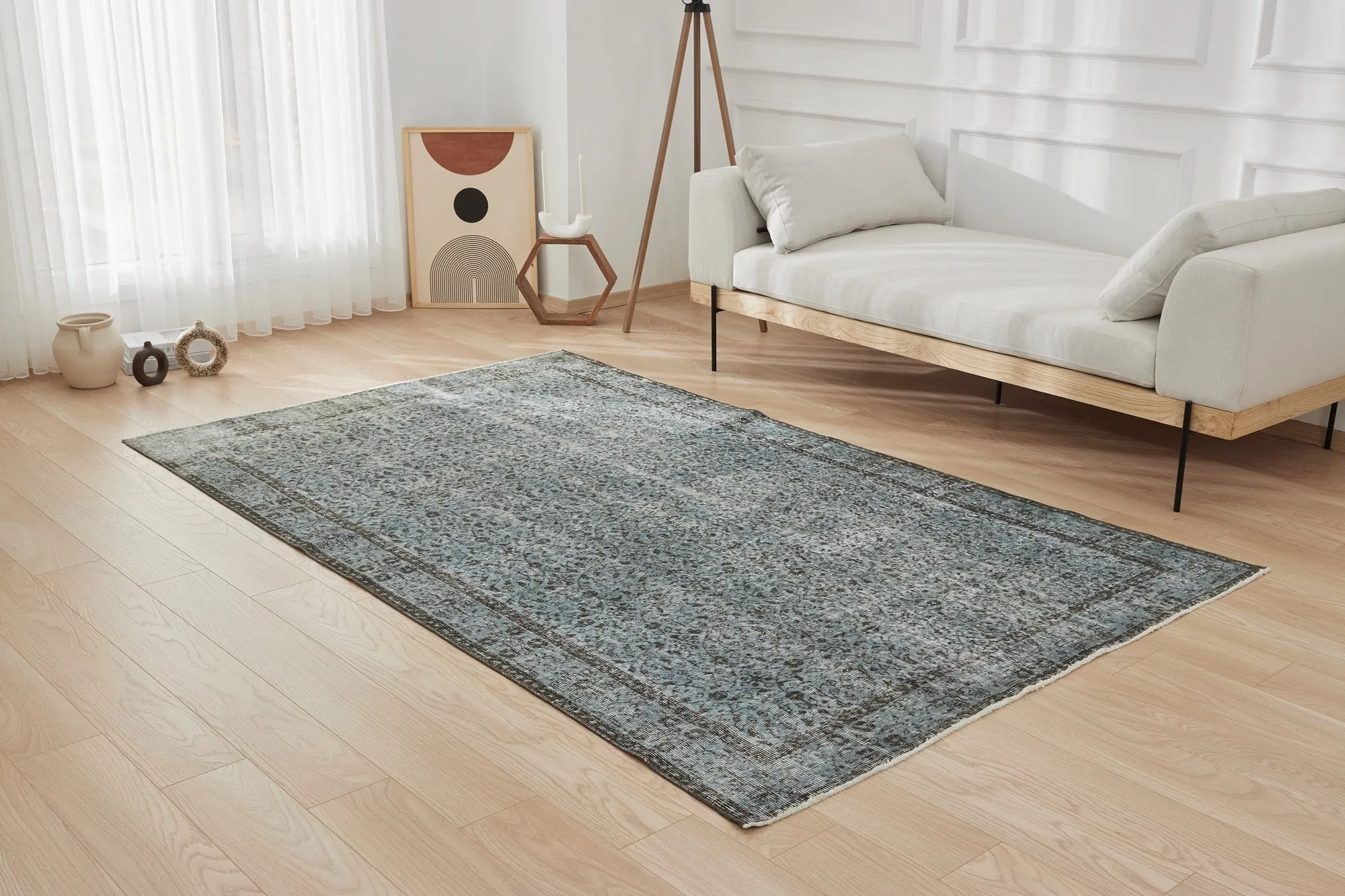 Tahlia - Vintage Turkish Overdyed Rug