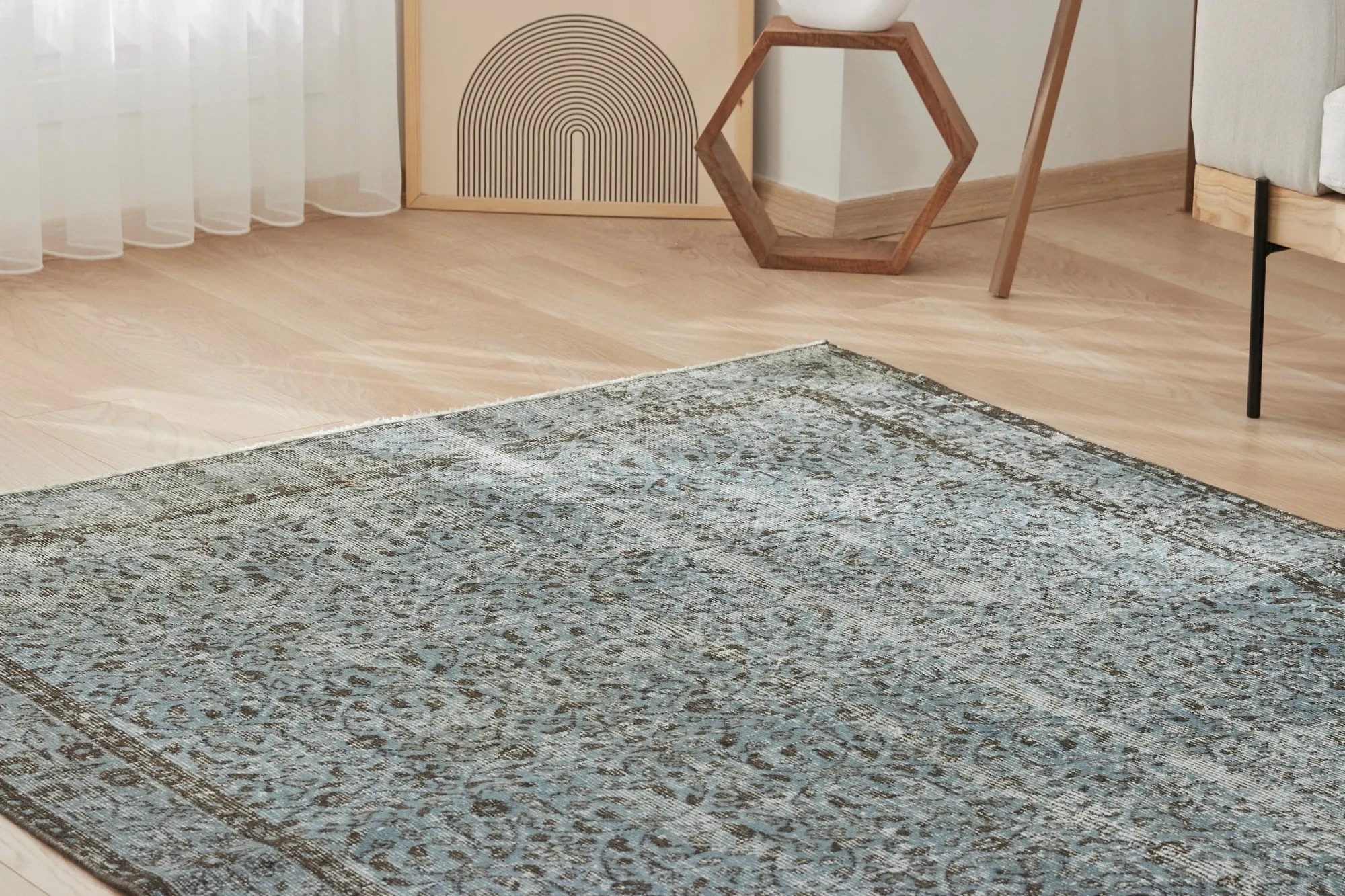 Tahlia - Vintage Turkish Overdyed Rug