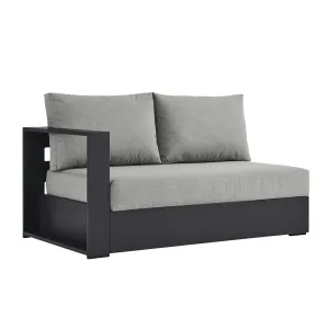 Tahoe Outdoor Patio Powder-Coated Aluminum Modular Left-Facing Loveseat