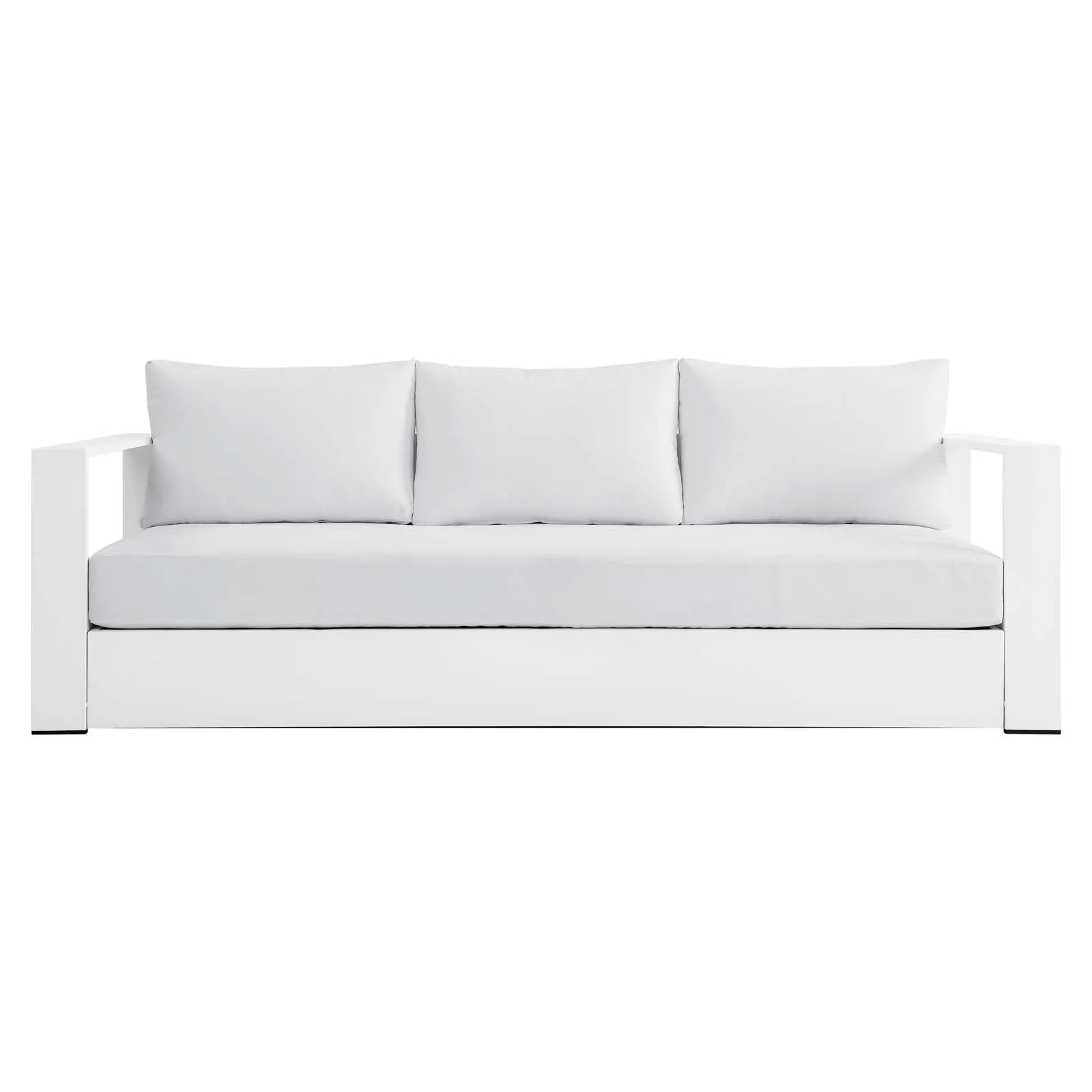 Tahoe Outdoor Patio Powder-Coated Aluminum Sofa