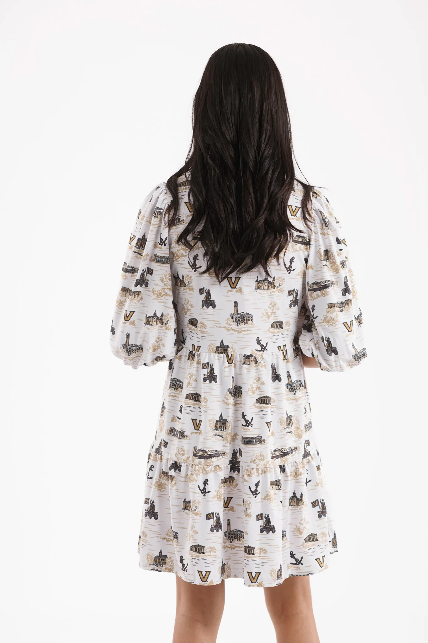 Tailgate Collection Tory Dress - Vanderbilt Toile