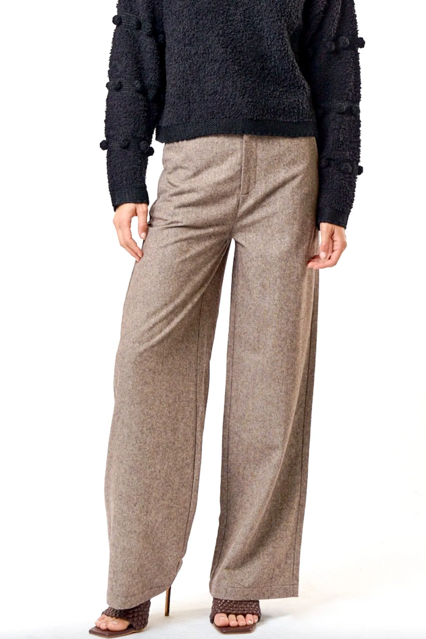 Tailleuse Wool Blend Trousers