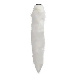 Tailz Snap-On Interchangeable White Fox Tail White