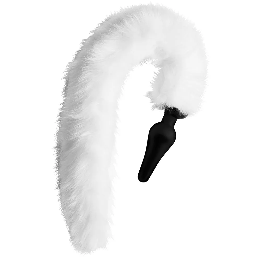 Tailz White Fox Tail Anal Plug & Ears Set