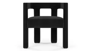 Tala - Tala Armchair, Jet Black Velvet