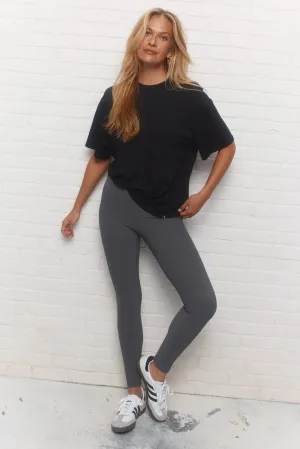 Taline | Legging gris taille haute