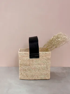 Tall Forage Basket, Black