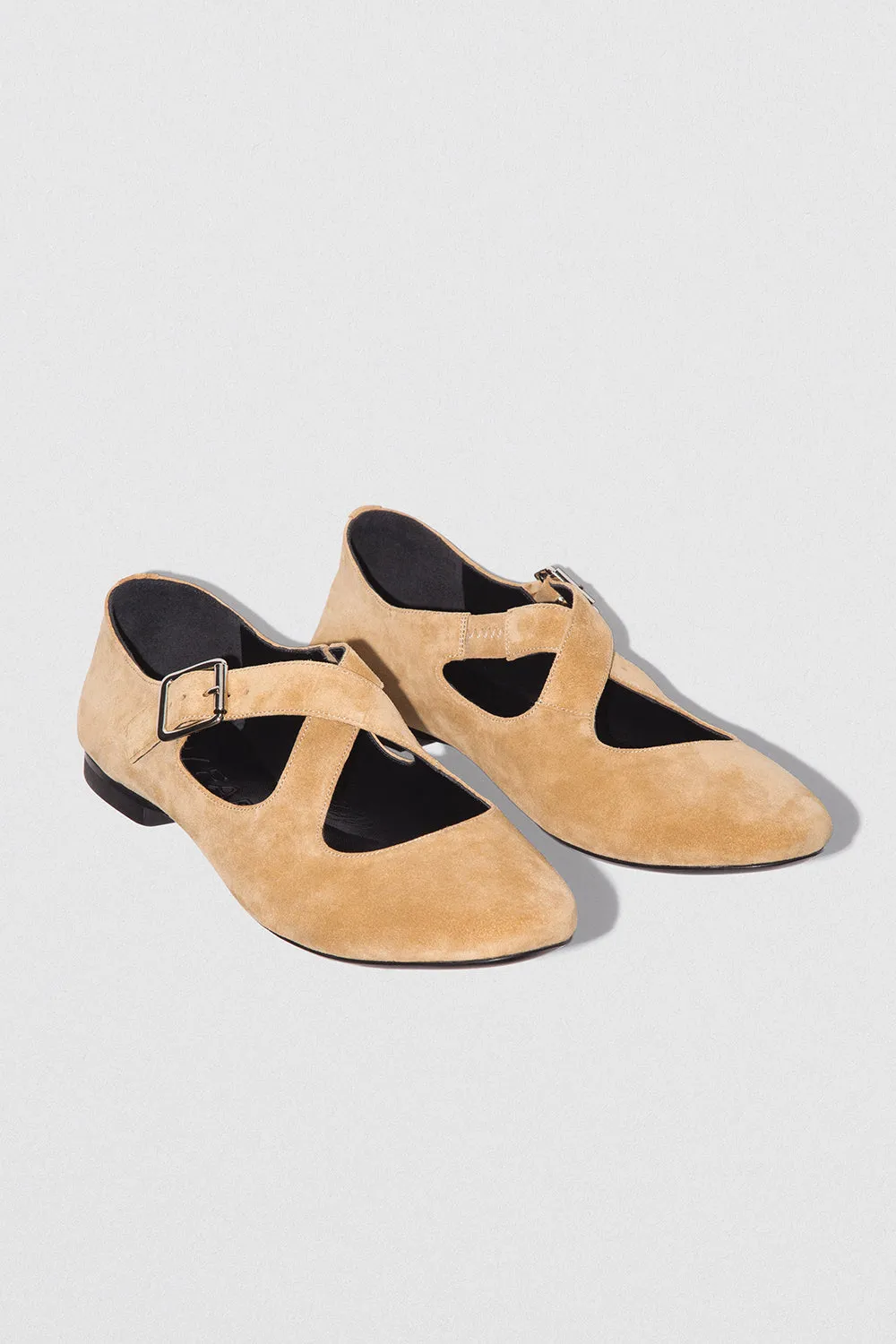 Tami Hazel Suede Leather