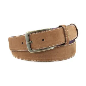 Tan suede belt