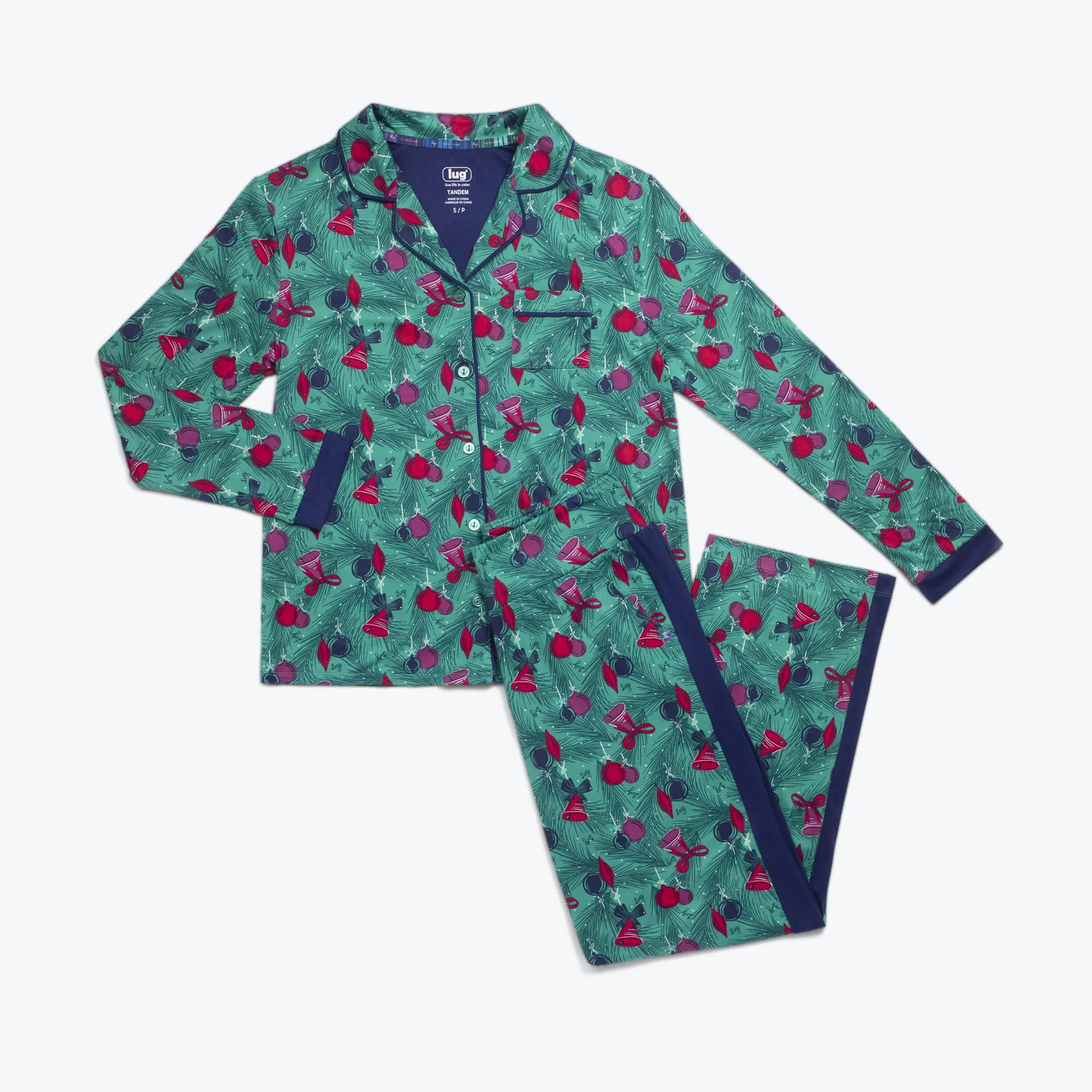 Tandem Collar Pajama Set