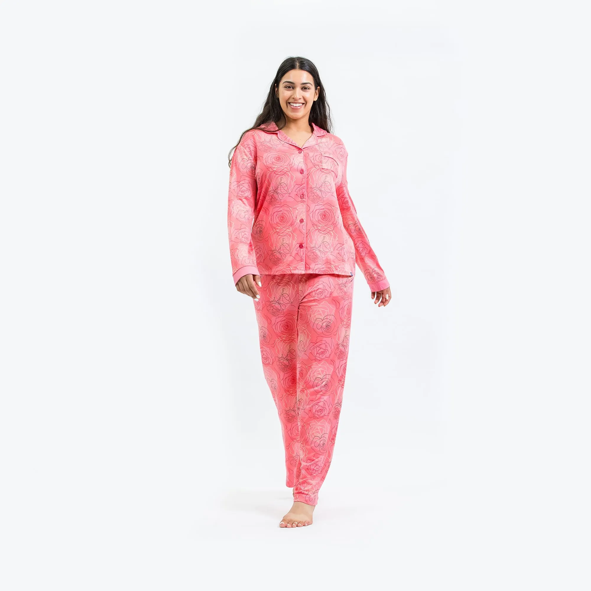 Tandem Collar Pajama Set