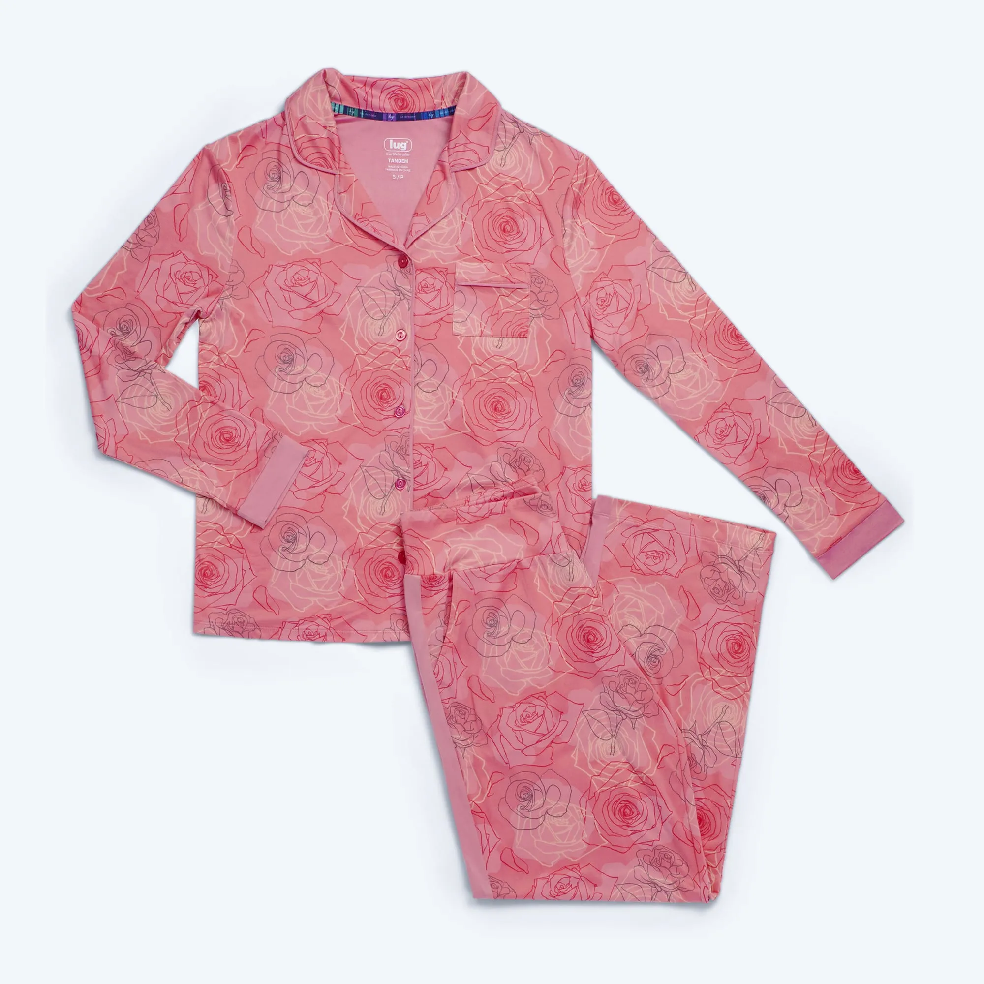 Tandem Collar Pajama Set