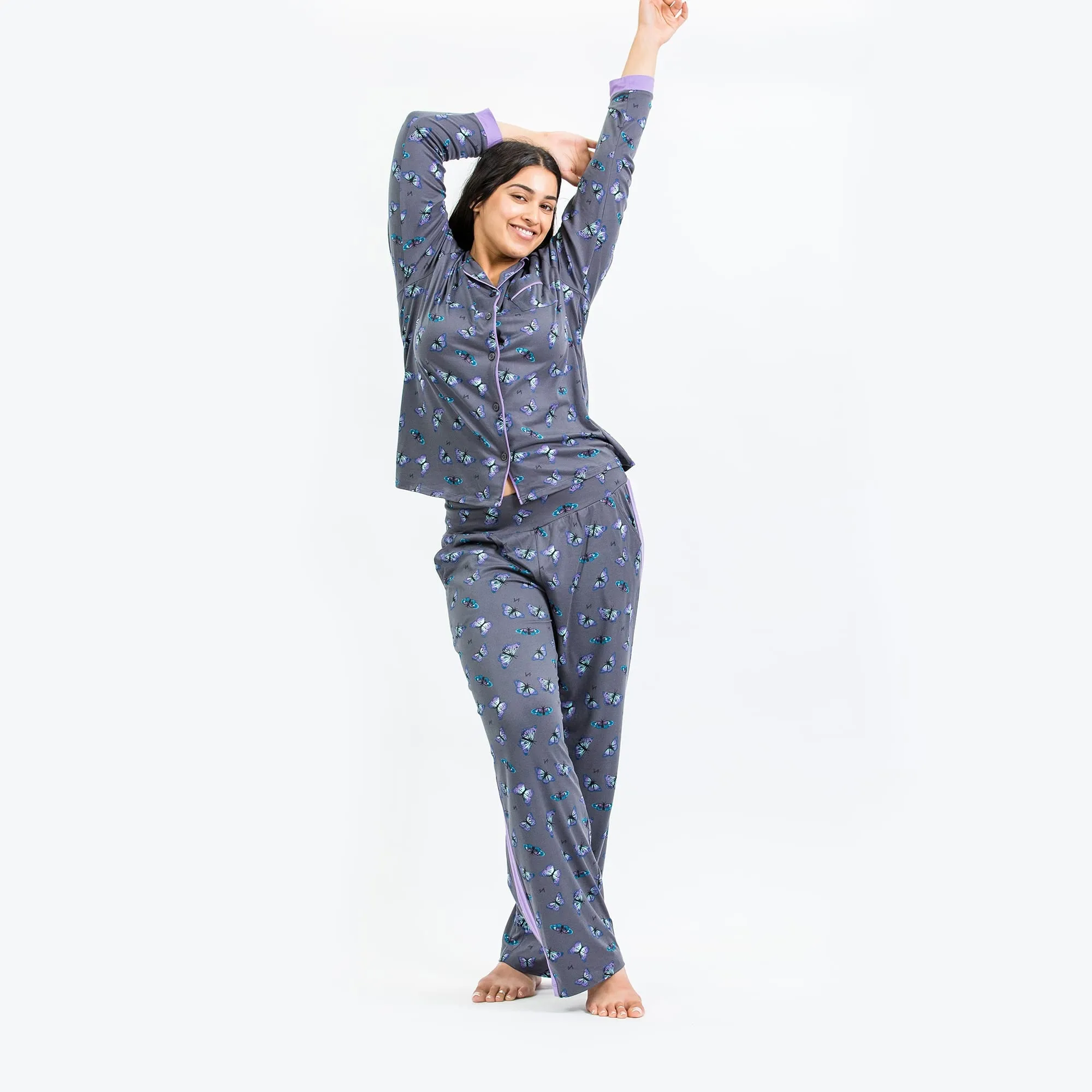 Tandem Collar Pajama Set