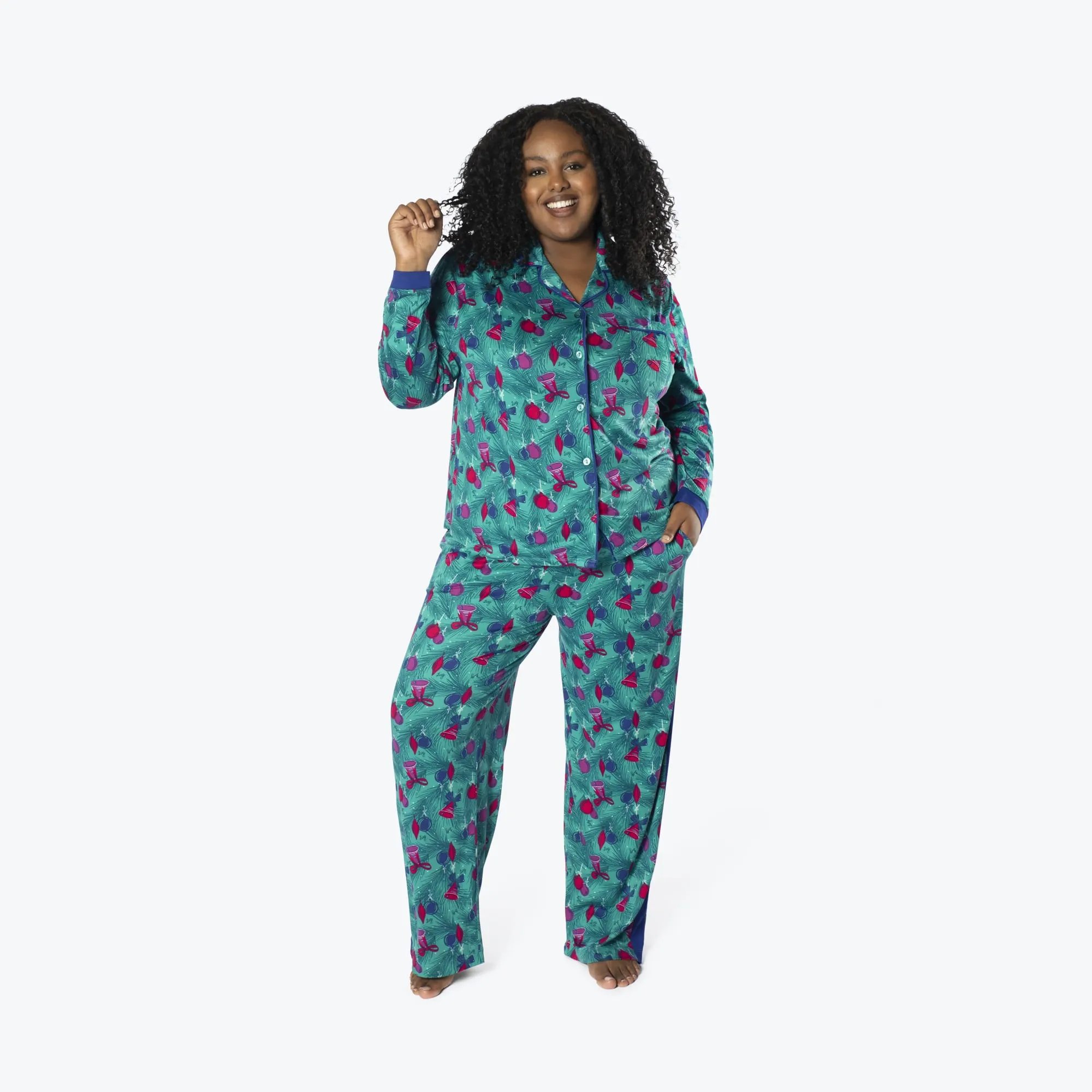 Tandem Collar Pajama Set