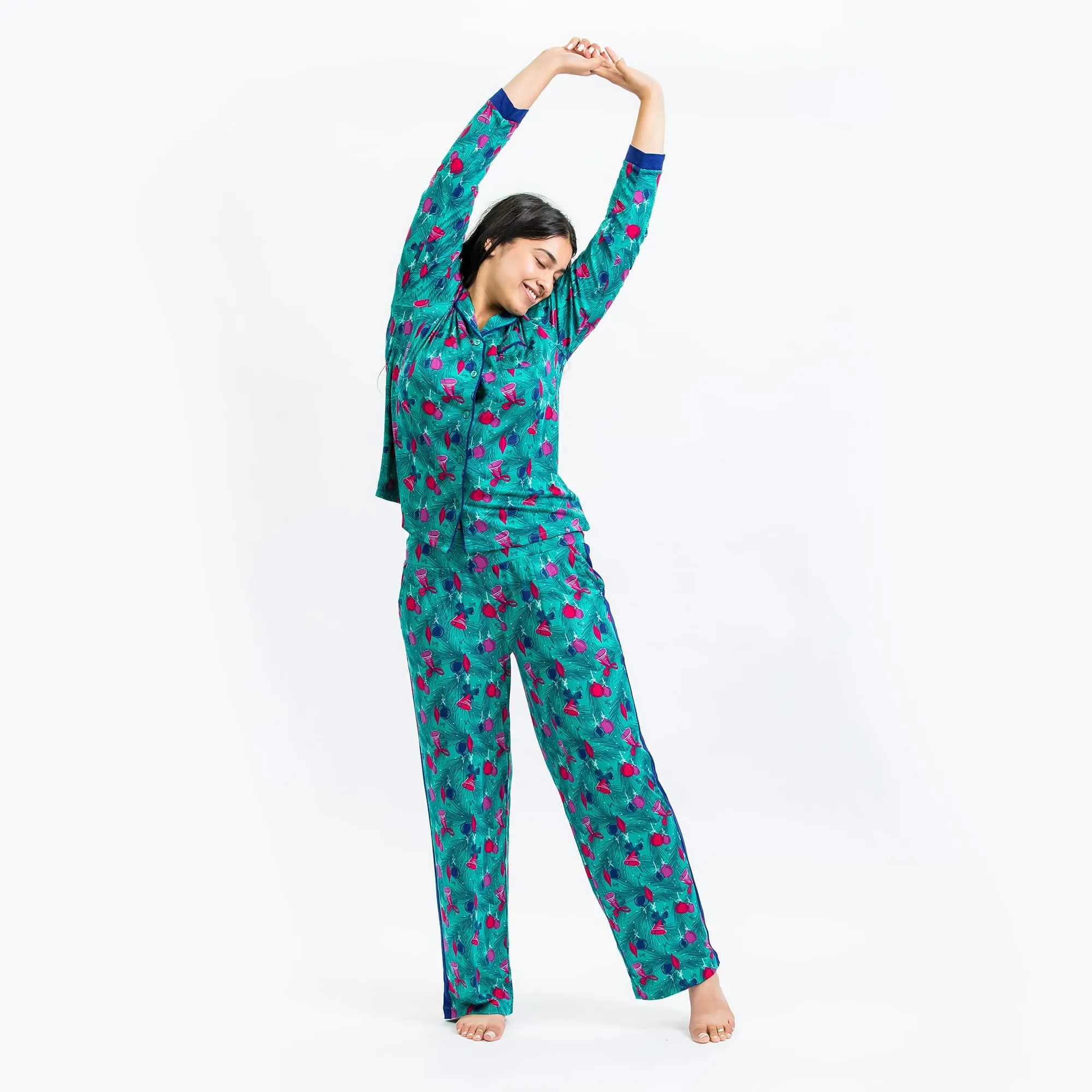 Tandem Collar Pajama Set