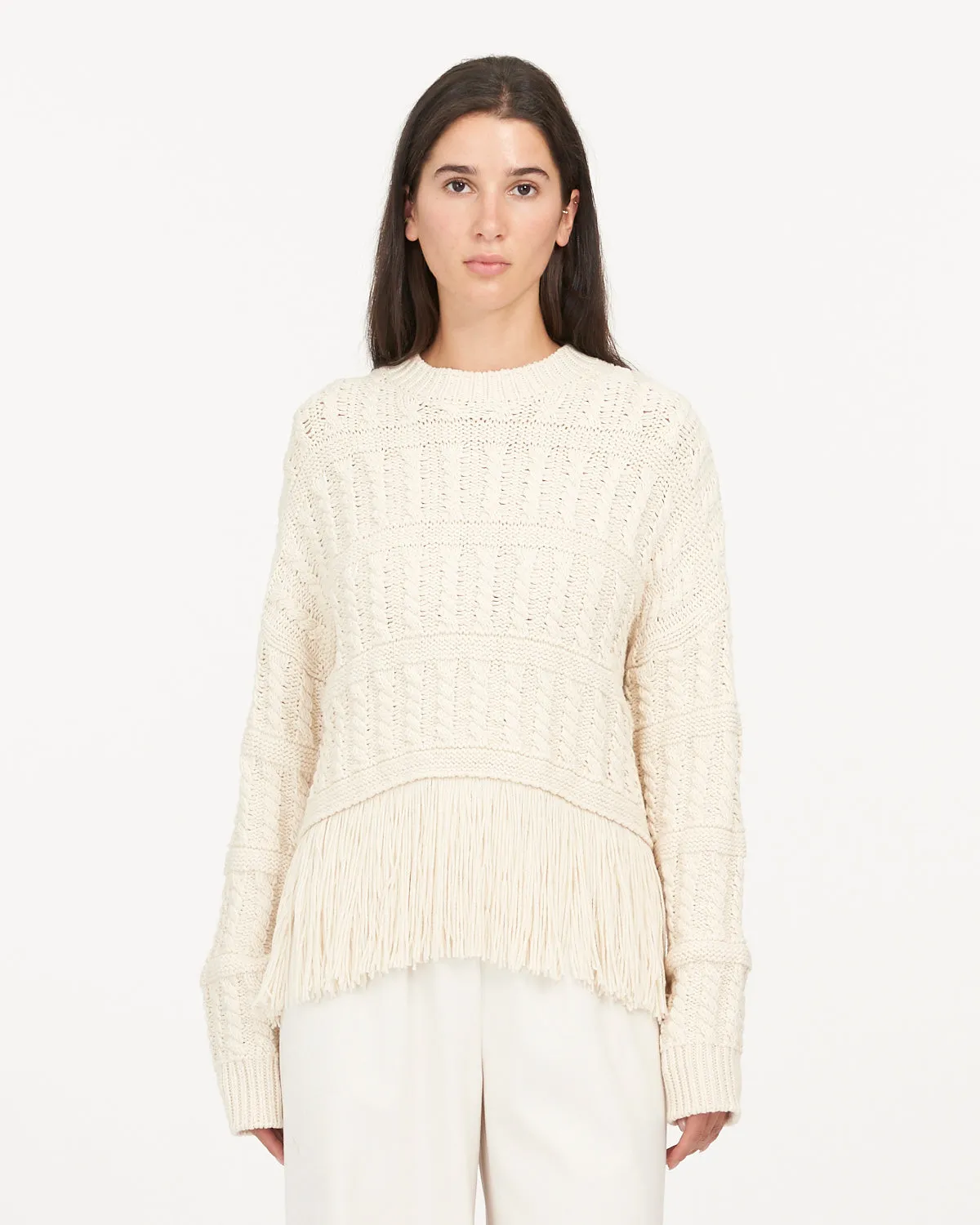 Tanya Taylor - Sally Knit Top in Cream