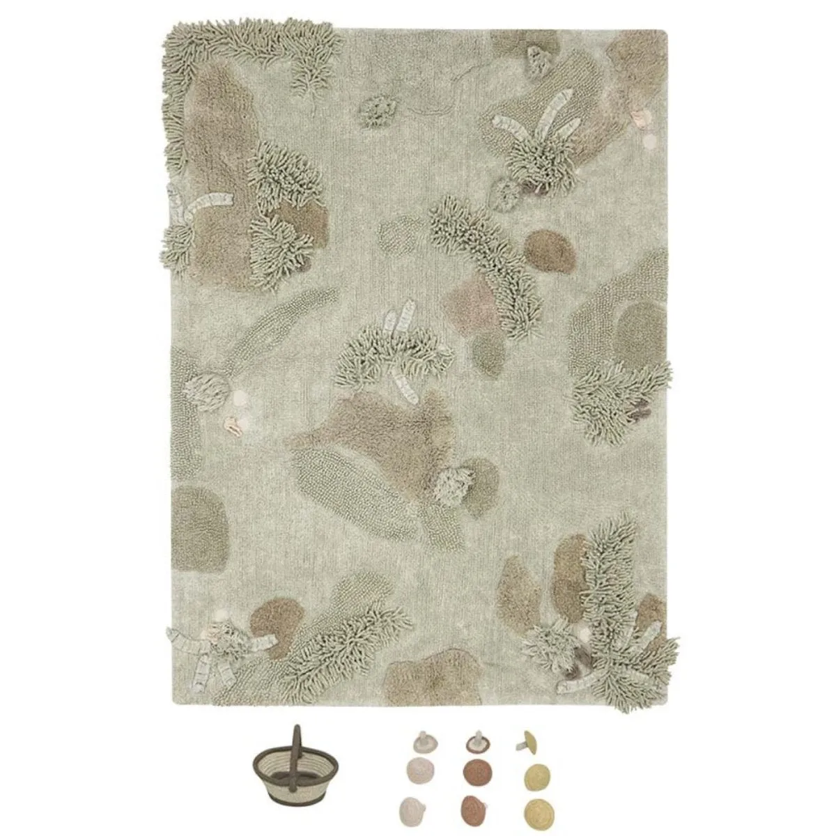 Tapis de Jeux Lavable Mushroom Forest 90 X 130 cm