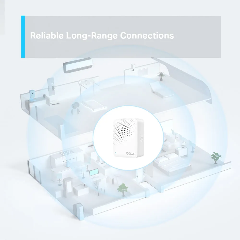 Tapo H100 V1 - Smart Hub - With Chime - Wireless - Wi-Fi - 868 Mhz, 2.4 Ghz