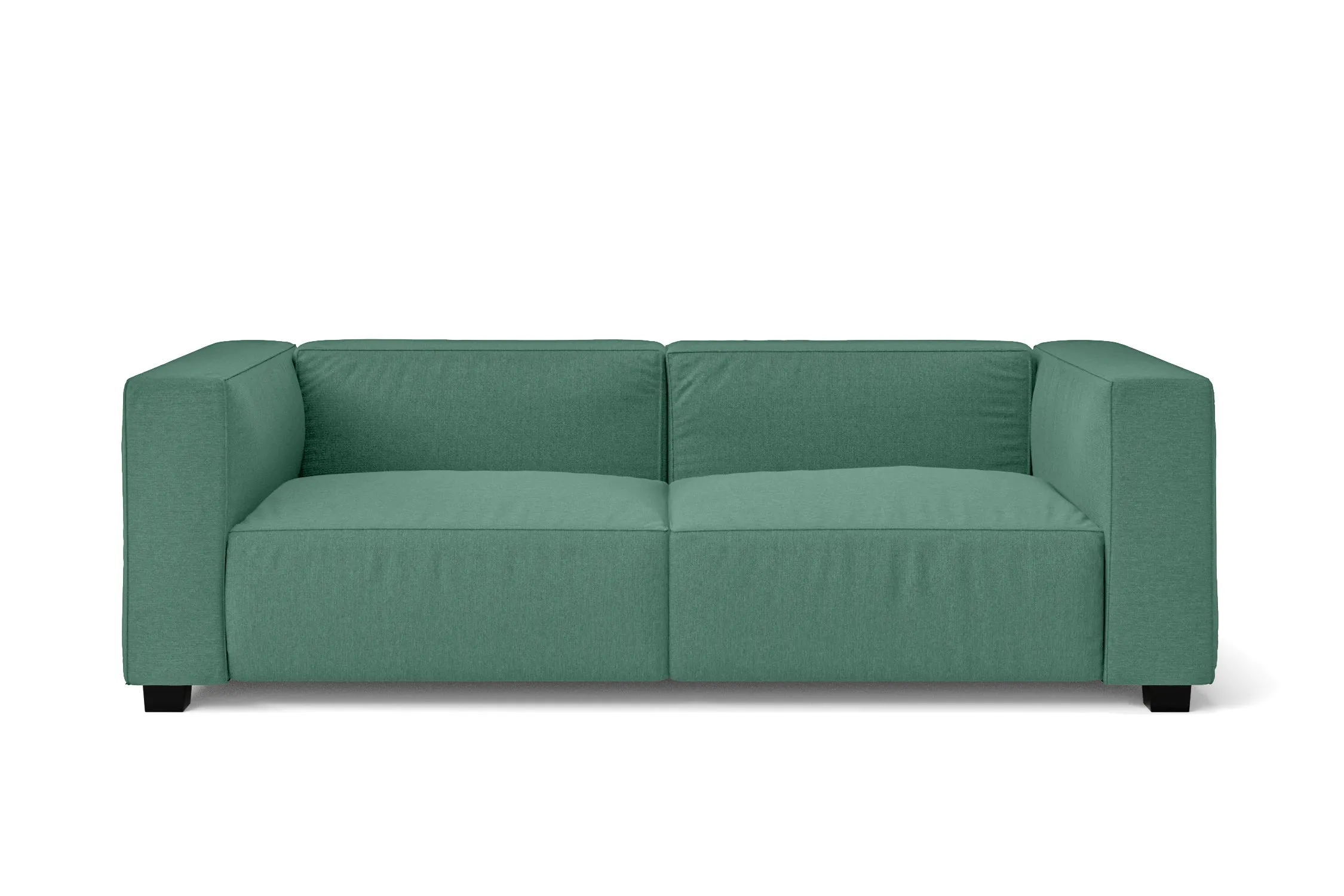 Taranto 2 Seater Sofa Mint Green Linen Fabric