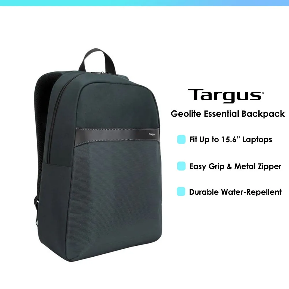 Targus 15.6" Geolite Essential Backpack - Slate Grey(TSB96001GL-70)