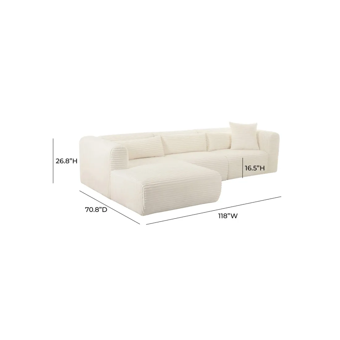 Tarra Modular LAF Sectional