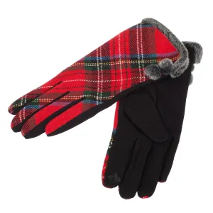 Tartan Glove Pompom