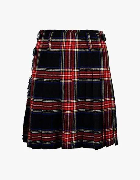 TARTAN KILT Black Stewart Women